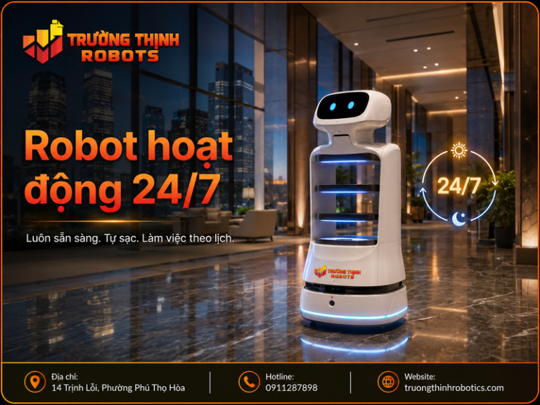 Robot hoạt động 24/7: So sánh giá trị thực tế cho gia đình, cửa hàng nhỏ và doanh nghiệp