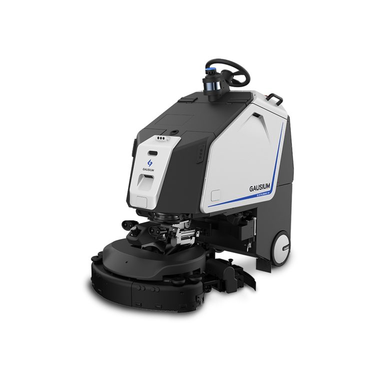 Robot chà sàn Gausium Scrubber 75P cho hầm xe 3.000 m²/giờ