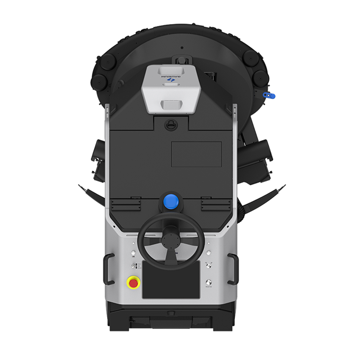 Robot chà sàn Gausium Scrubber 75P cho hầm xe 3.000 m²/giờ