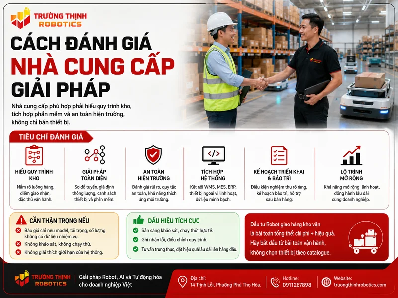 Cách đánh giá nhà cung cấp giải pháp