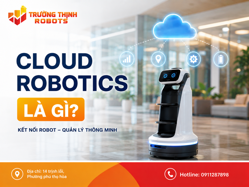 Cloud Robotics là gì? Giải pháp robot đám mây cho doanh nghiệp