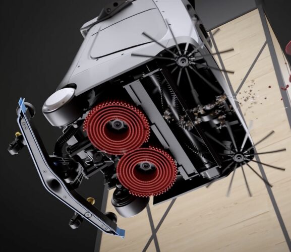 Robot vệ sinh Gausium Mira AI quét và chà sàn cho không gian thương mại
