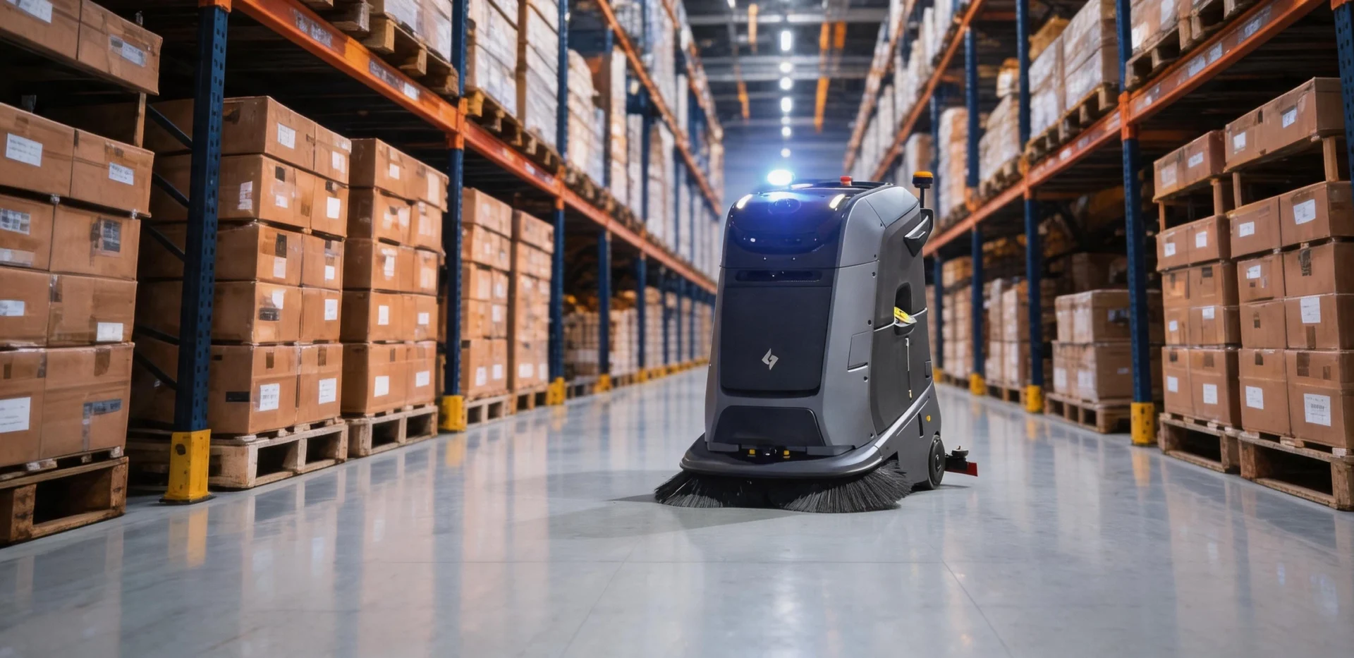 Robot vệ sinh Gausium Marvel quét chà 3D LiDAR pin 120 Ah