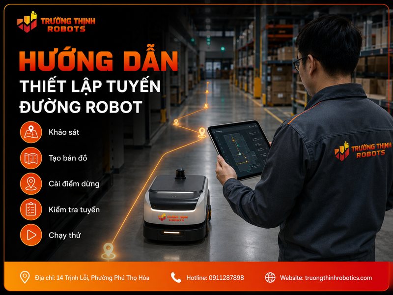 Hướng dẫn thiết lập tuyến đường robot