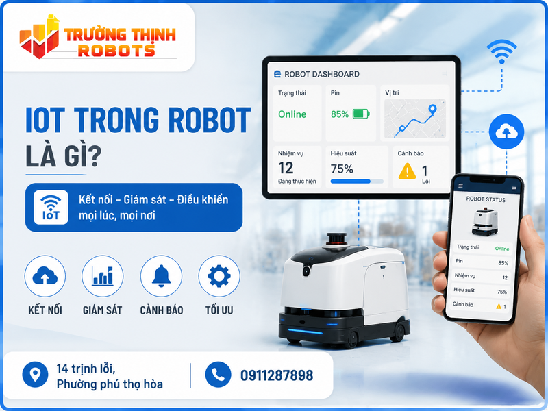 IoT trong robot là gì và khác robot thông thường như thế nào?