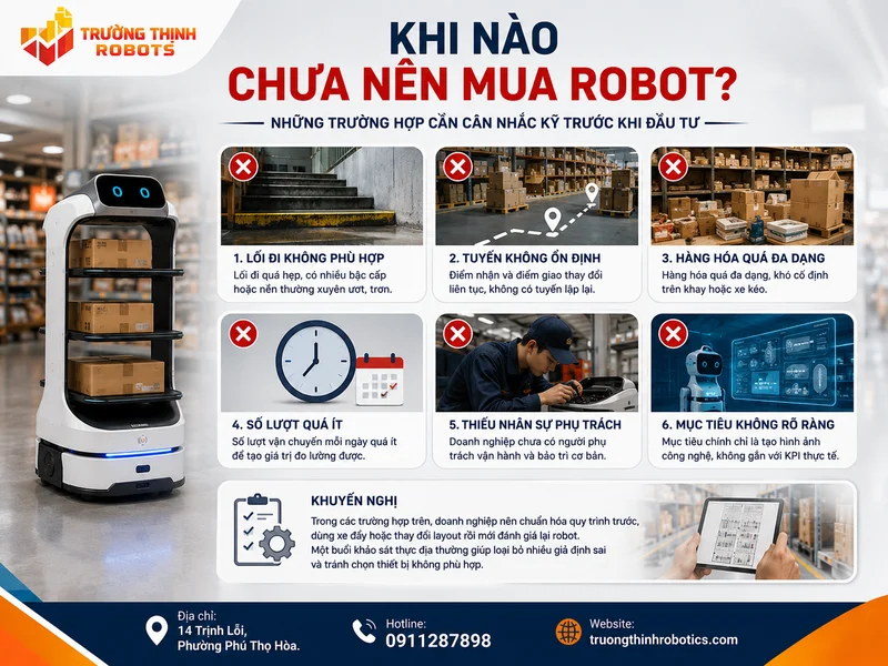 Khi nào chưa nên mua robot?