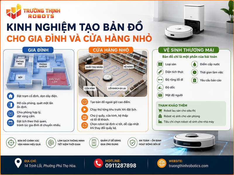 Kinh nghiệm tạo bản đồ cho gia đình và cửa hàng nhỏ