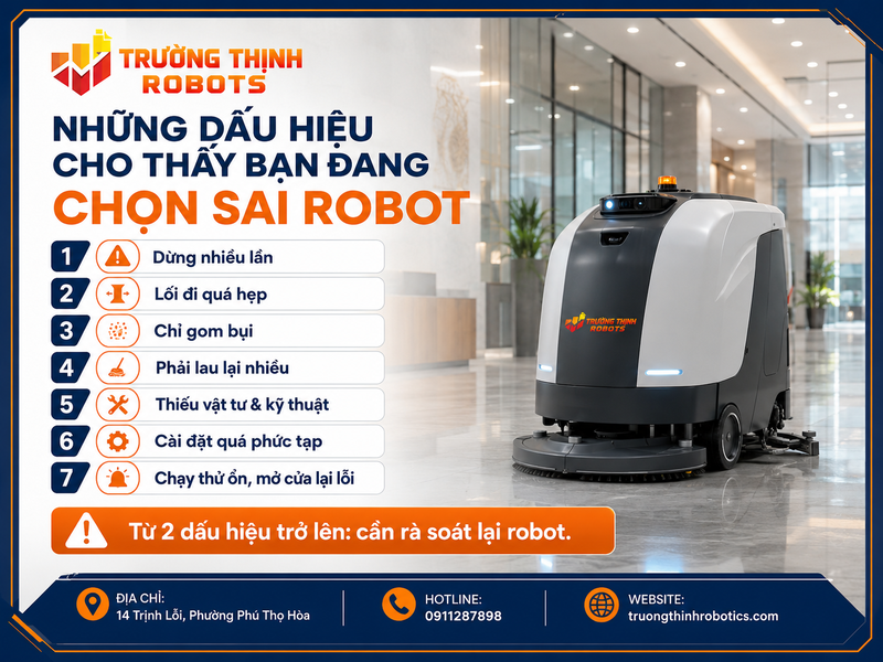 Những dấu hiệu cho thấy bạn đang chọn sai robot