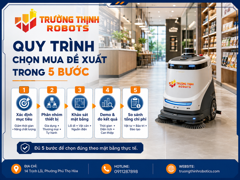 Quy trình chọn mua đề xuất trong 5 bước