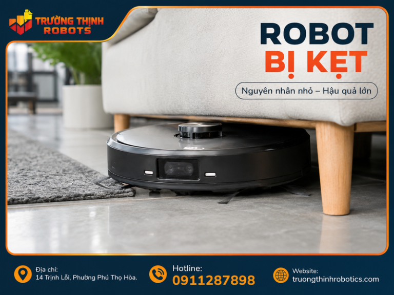 Robot bị kẹt: Hướng dẫn 9 bước xử lý an toàn và hiệu quả 2026