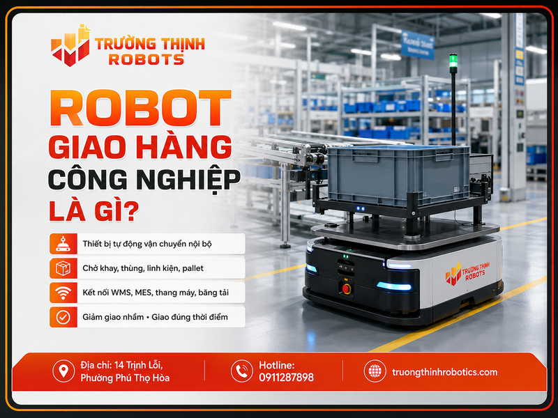 Robot giao hàng công nghiệp là gì?