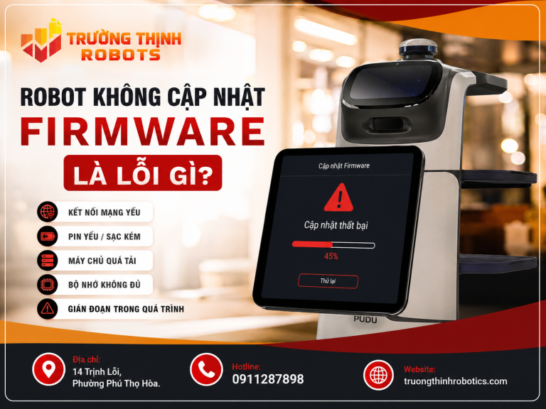 Robot không cập nhật firmware: 9 bước xử lý hiệu quả và an toàn