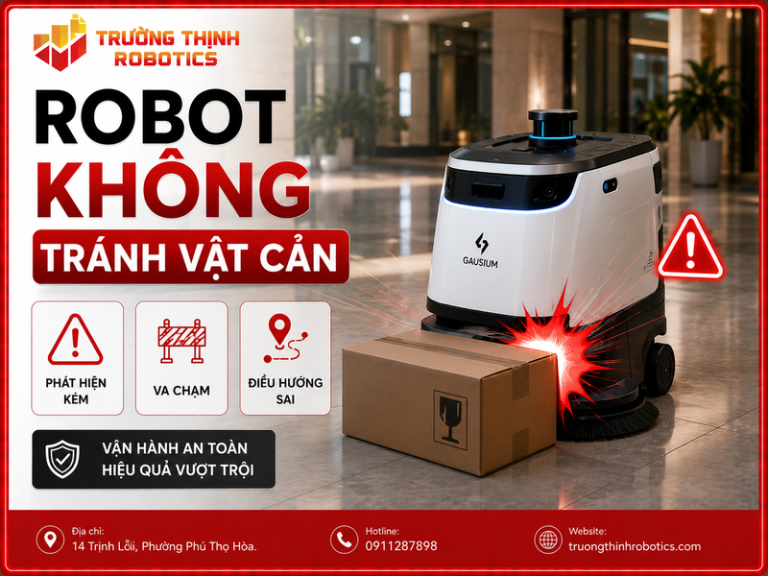 Robot không tránh vật cản: 9 bước kiểm tra và chọn đúng thiết bị