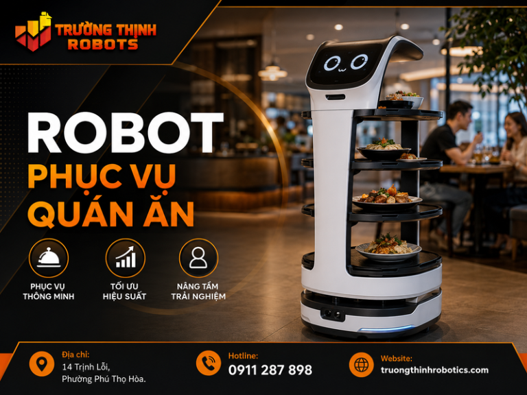 robot phục vụ quán ăn: Checklist 7 bước triển khai thực tế