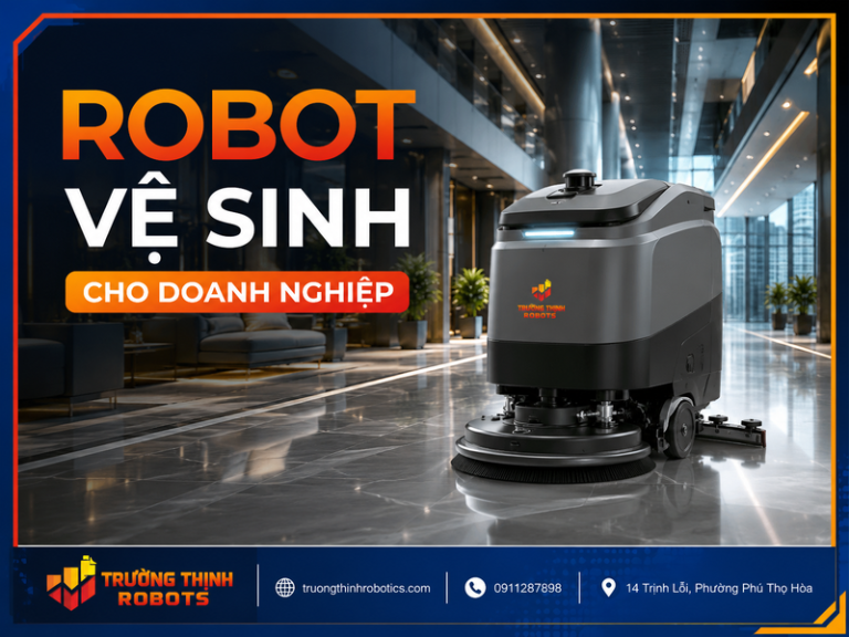 Robot vệ sinh cho doanh nghiệp: Review giải pháp làm sạch thông minh, an.