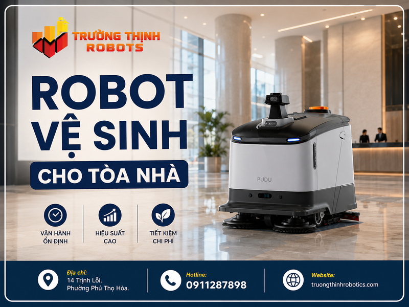 Robot vệ sinh cho tòa nhà