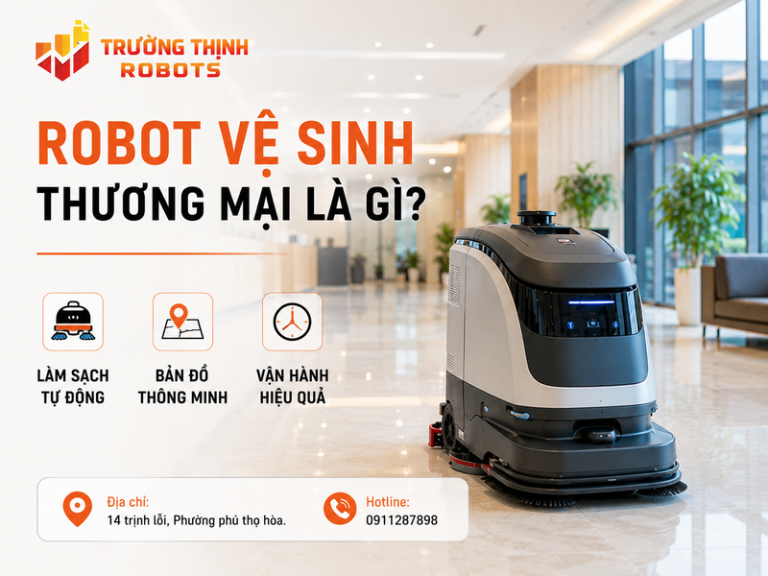 Robot Vệ Sinh Thương Mại Là Gì? Giải Pháp Làm Sạch Thông Minh