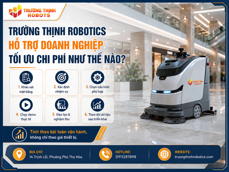 Trường Thịnh Robotics hỗ trợ doanh nghiệp tối ưu chi phí như thế nào?