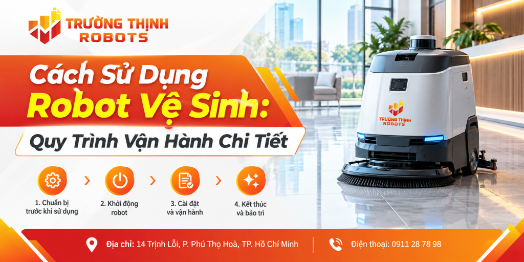 Cách Sử Dụng Robot Vệ Sinh: Quy Trình Vận Hành Chi Tiết