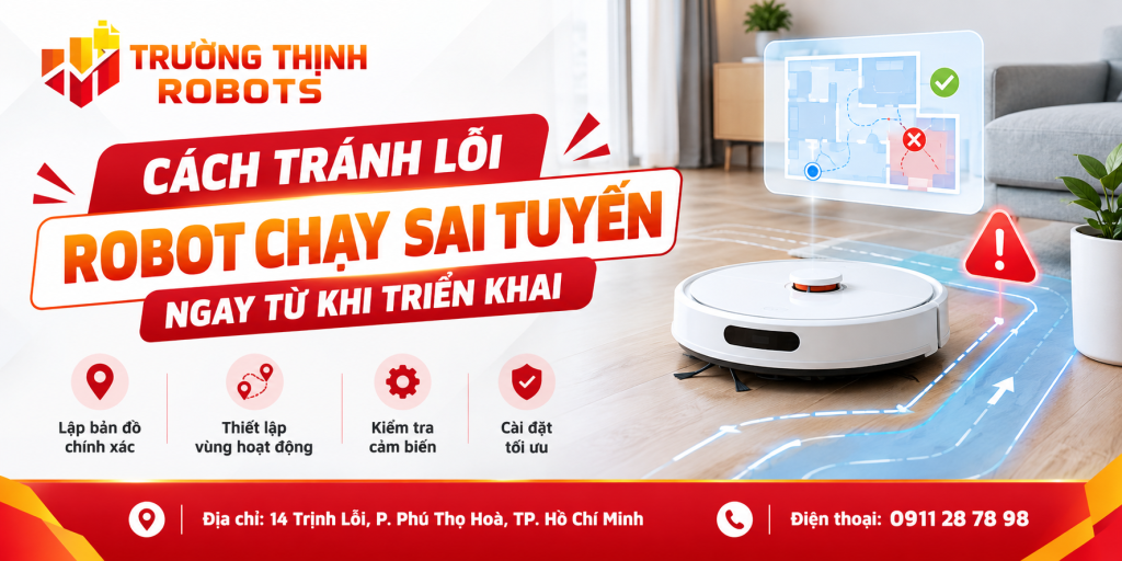 Cách tránh lỗi robot chạy sai tuyến ngay từ khi triển khai