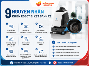 9 nguyên nhân khiến robot bị kẹt bánh xe