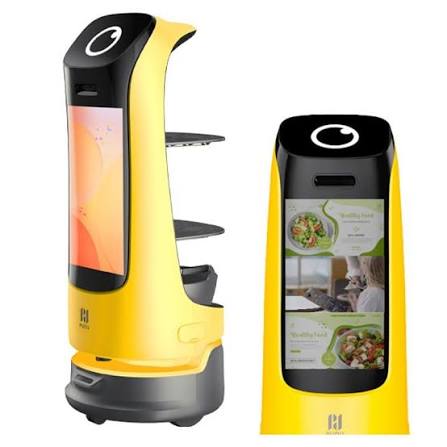 Robot giao hàng PUDU KettyBot Pro – Robot phục vụ và quảng cáo 18.5 inch