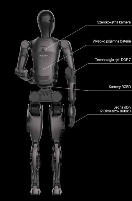 Robot hình người PUDU D9 – Humanoid 42 DOF AI