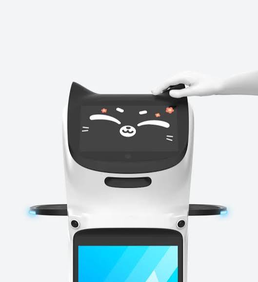 Robot phục vụ PUDU BellaBot Pro – Robot giao đồ ăn AI 40kg