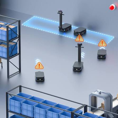 Robot vận chuyển công nghiệp PUDU T600 600kg | AMR tải trọng nặng