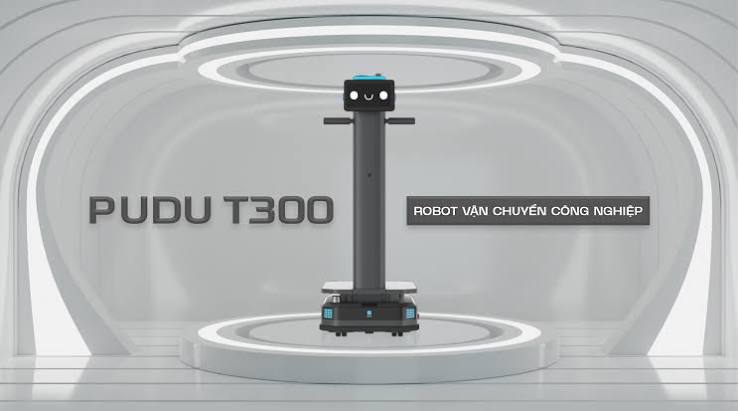 Robot vận chuyển công nghiệp PUDU T300 – AMR tải trọng 300kg