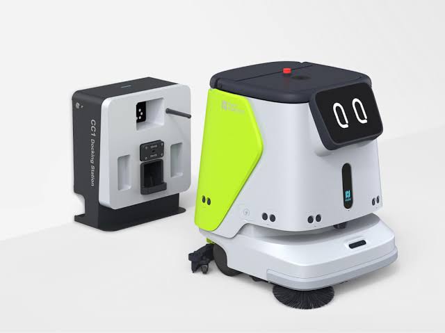 Robot vệ sinh PUDU CC1 – Robot làm sạch thương mại 4-in-1