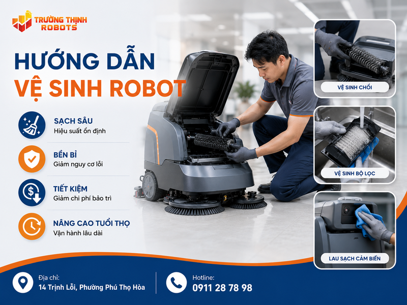 Hướng dẫn vệ sinh robot