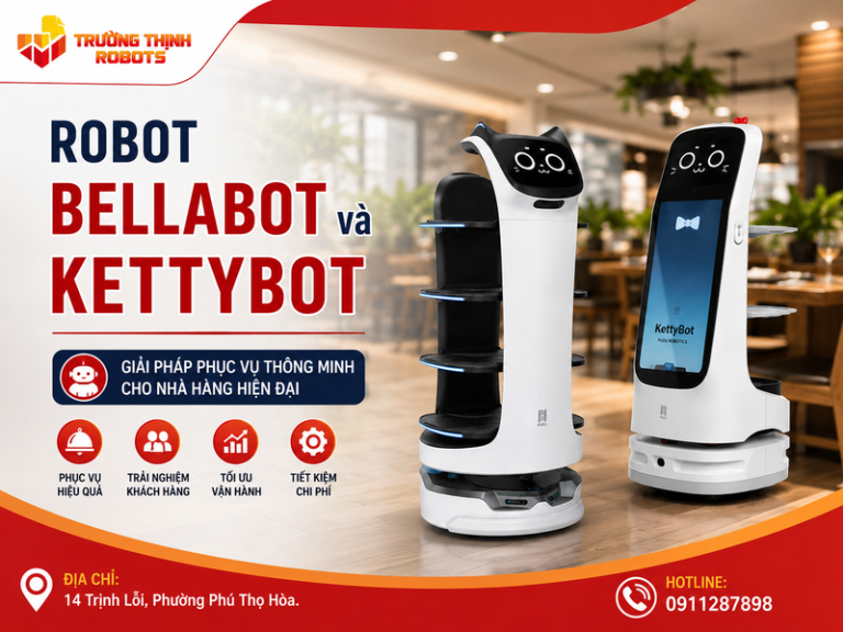 Robot BellaBot và KettyBot: So sánh chi tiết, chọn model phù hợp