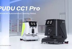 Robot vệ sinh PUDU CC1 Pro – Robot làm sạch sàn AI 4-in-1