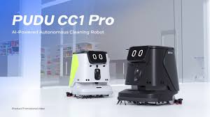 Robot vệ sinh PUDU CC1 Pro – Robot làm sạch sàn AI 4-in-1