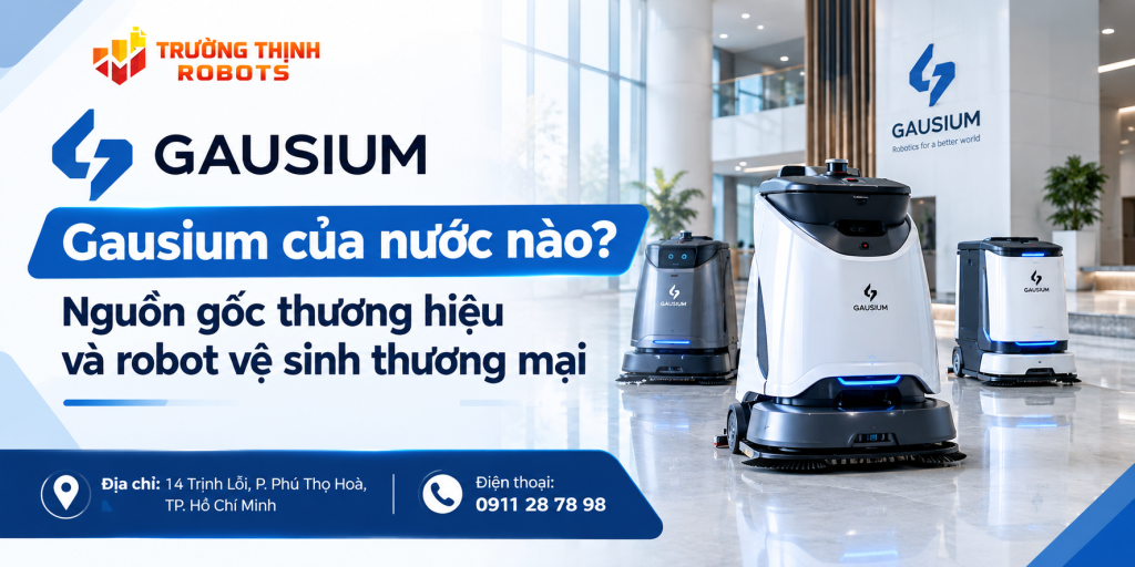 Gausium của nước nào? Nguồn gốc thương hiệu và robot vệ sinh thương mại
