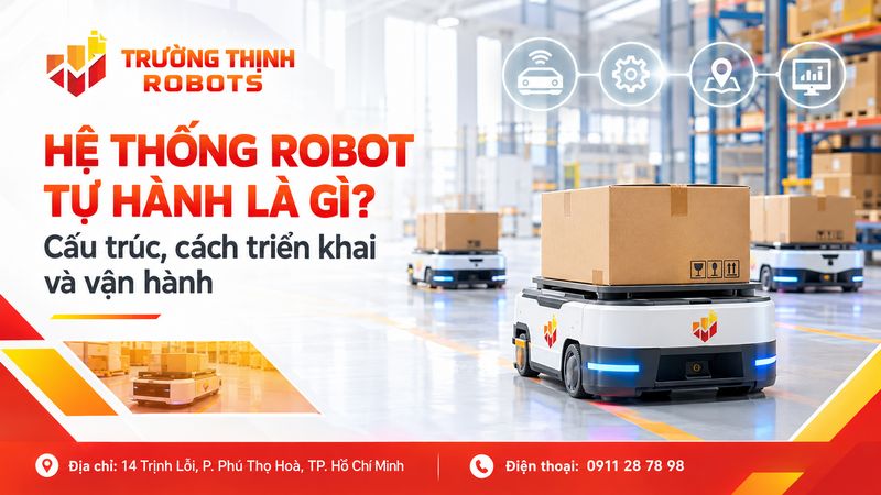 Hệ thống robot tự hành là gì? Cấu trúc, cách triển khai và vận hành