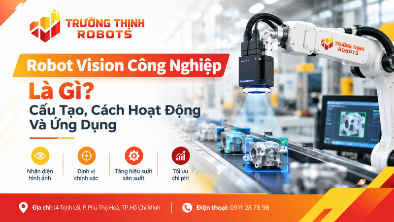 Robot Vision Công Nghiệp Là Gì? Cấu Tạo, Cách Hoạt Động Và Ứng Dụng