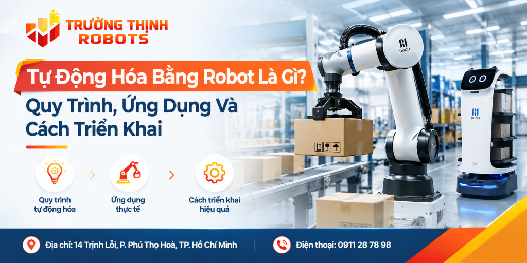 Tự Động Hóa Bằng Robot Là Gì? Quy Trình, Ứng Dụng Và Cách Triển Khai